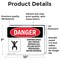 Signmission 7 in H x 10 in W, Vinyl Decal, Rectangle, Confined Space May Contain Methane Gas OS-2PACK-DS-D-710-L-1643 - alternate 3
